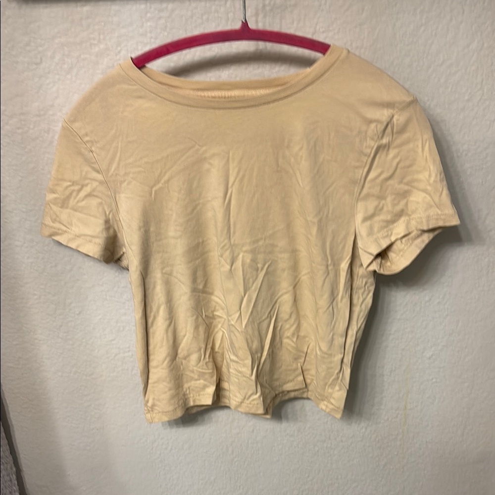 Casual Beige T-Shirt